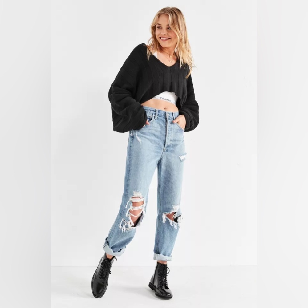AGOLDE 90's Mid Rise Loose Fit in Fall Out size 24